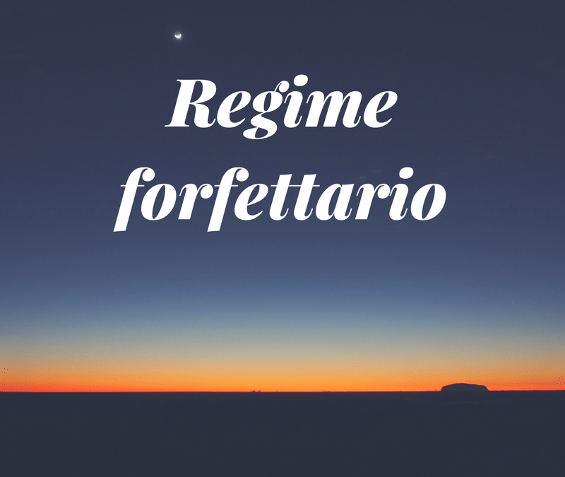 Regime forfettario